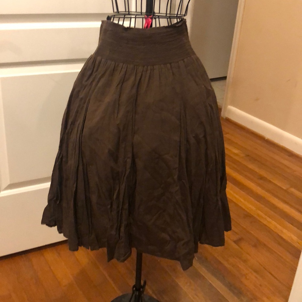 Old Navy Brown Knee Length Skirt